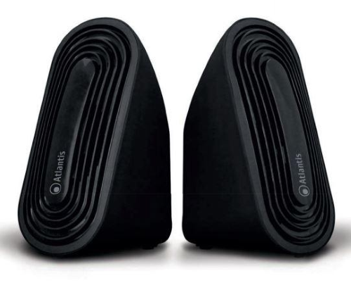ATLANTIS LAND P003-YDS-216 SET DI CASSE STEREO SOUNDPOWER 280 - 4W RMS - COLORE NERO